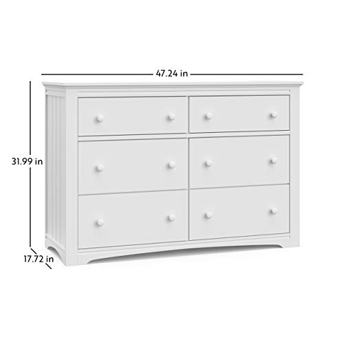 Graco Hadley Nursery Dresser Organizer, Chest 6 Drawers, Universal Design For Children’s Bedroom, Pebble Gray #TOP2