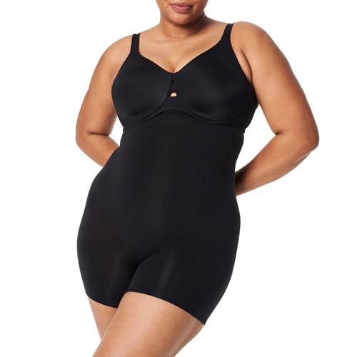Image of Spanx SPANXsculpt Power Series High-Waisted Boyshort - For All Hemline Lengths - Core Control Shapewear - Seamless Underwear - Very Black - Medium