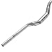 FIFTY-FIFTY Mountain Bike Riser Handlebar, Aluminum Alloy MTB Handlebar, 31.8mm Diameter, 780mm Wide Bicycle Bar (Silver, 50mm Rise)