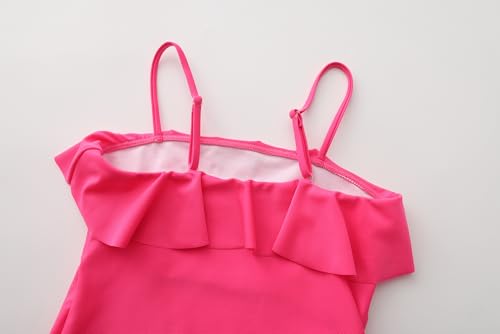 Girls One Piece Swimsuit with Mesh Skirt Printing Bathing Suit Swimwear 3-12Y3