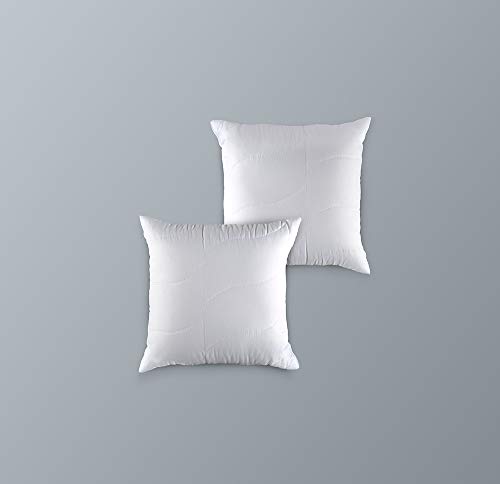 2er Set Mikrofaser Kopfkissen Kaliope 40 x 40 cm - Premium Top-Qualität Allergiker Komfortkissen Cover