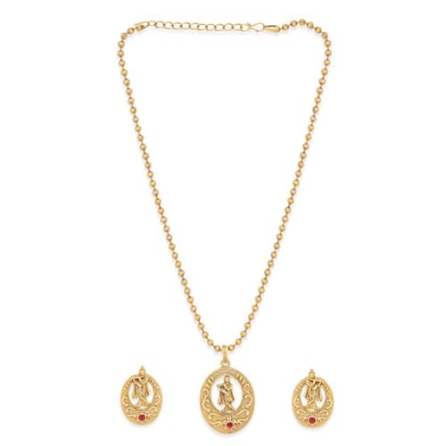 See full amazon price history chart for Rubans Divine 22K Gold Plated Krishna Motif & Ruby Studded Golden Beaded Traditional Temple Pendant Jewellery Set for Women & Girls, Perfect for Any Occasion Rubans Divine 22K Gold Plated Krishna Motif & Ruby Studded Golden Beaded Traditional Temple Pendant Jewellery Set for Women & Girls, Perfect for Any Occasion (B0D6RW43QN) Amazon Price History, Amazon Price Tracker