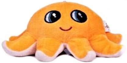 Virsaa Cute Octopus Soft Stuffed Toy Sea Stuffed Soft Toy For Kids, Stuffed Animals Teddy Bear (25 Cm, Orange)