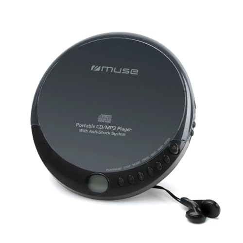 MUSE Przenośny Odtwarzacz Discman M-900 DM, Czarny