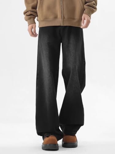 Men's Jeans Summer Thin American Loose Straight Casual Long Pants4