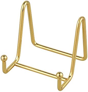 Plate Stands for Display - Iron Easel Stand Plate holder Display stand Picture Frame Stand for Pictures | Photo|Decorative Plate |Dish | Tabletop Art - 3 inch-Black