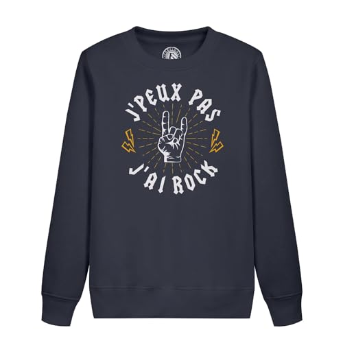 Sweatshirt enfant rock en coton J'Peux Pas J'Ai Rock pour petit musicien