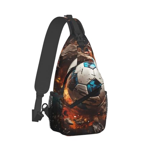 Mochila Unisex tipo Sling con Estampa Firecracker Soccer miniatura 2
