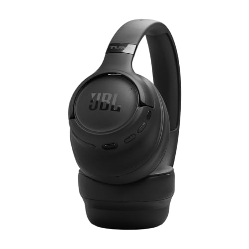 JBL Tune 780 NC Wireless Over-Ear Bluetooth Headphones with Adaptive Noise-Cancelling Technology, Smart Ambient, 76-Hour Battery Life and Google Fast Pair/Microsoft Swift Pair, Black - Image 6