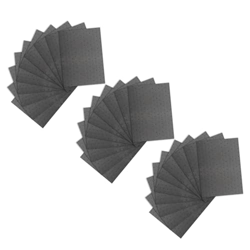 Image of 30PCS Oil Absorbent Pads 13 * 10.1 inch,Powerful Polypropylene Oil Spill Mat Absorbs Soaks Coolant /Oil /Grease /Water-Based Fluids,Universal Reusable Oil Drain Splash Pad Car Accessories (30PCS)