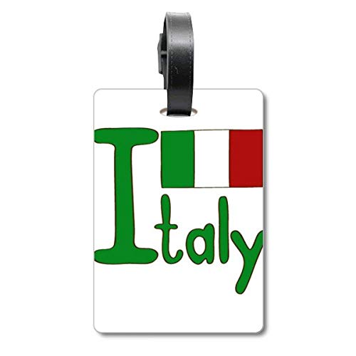 Étiquette valise drapeau italie pour ne plus perdre son sac