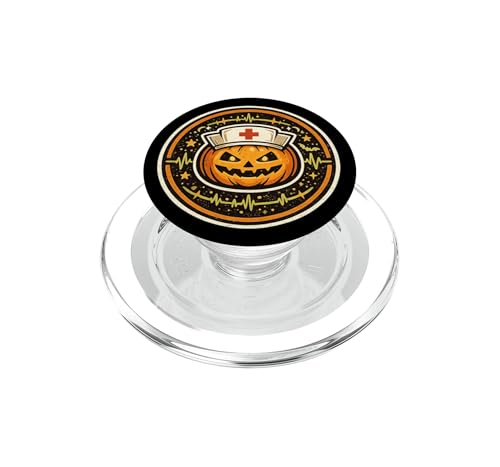 PopGrip MagSafe Humour Médical support amovible pour téléphone Halloween