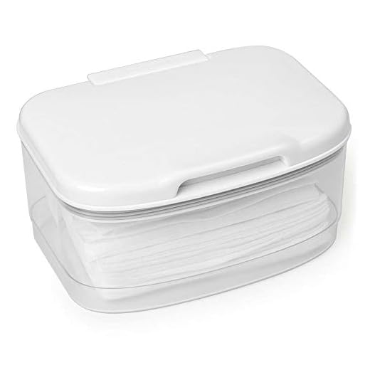 Skip Hop Wipes Dispenser with Moisture Seal Secure Lid, White