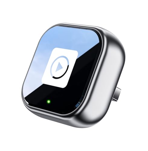 Android Auto Wireless Adapter 2026 Upgrade, Converts Wired to Wireless, Mini Cube Design with 5.8/2.4GHz WiFi & BT 5.2 for Fast Stable Connection, Plug & Play for Android 11+