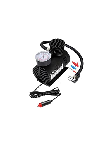 Image of MiNi aIr cOmPrEsSoR HeAvY DuTy eLeCtRiC CaR AiR CoMpReSsOr wItH PrEsSuRe gAuGe, 12V Dc pOrTaBlE TyRe iNfLaToR AiR PuMp fOr cAr, TrUcKs, BuS, bIkE, aUtO & VaN, 100 pSi hIgH PrEsSuRe T12