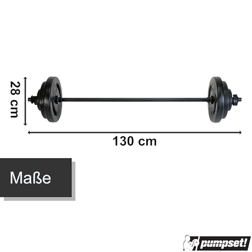 Langhantel Set 20 kg für Bodypump Training