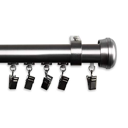 Rod Desyne Ch100-68-86-5P Rosen Traverse Rod, 86-120 Inch, Pewter #TOP1