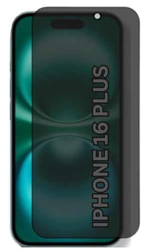 Image of 100FIT for iPhone 16 Plus Edge to Edge Anti Spy Privacy Tempered Glass with Easy Installation Kit | Black (Pack of 1)