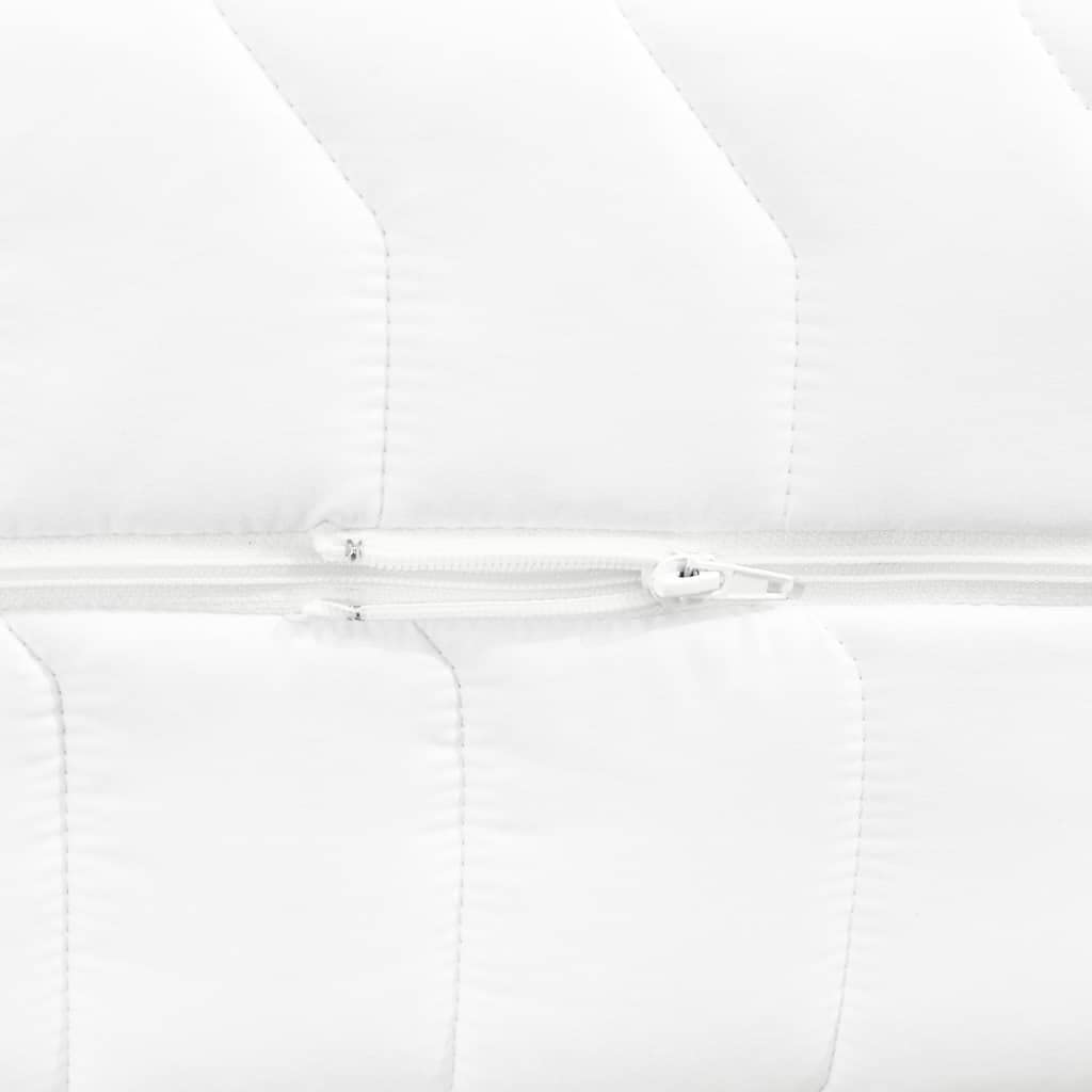 Materac 140 x 200 cm, rdzeń ze sprężynami kieszeniowymi, 7 stref, stopień twardości H2, grubość 20 cm, oddychający, poszewka nadająca się do prania, na łóżko kontynentalne i stelaż, spokojny