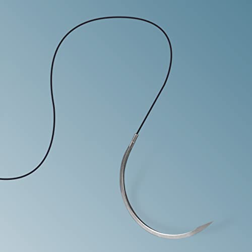Image of Nylon Veterinary Suture 4-0, 3 /8 Round 19mm Reverse Cutting Needle (Comparable to Ethilon), 35 inch