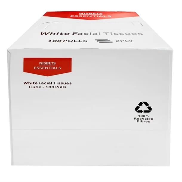 Mouchoirs blancs pour le visage Nisbets Essentials boîtes pour bureau et maison