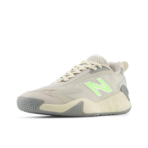 New Balance Women's Fresh Foam X CT-Rally Tennis Shoe, Slate Grey/Bleached Lime Glo/0, 5.5 M