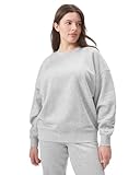 Picture of florence by millsWomensCozy Crush Oversized Pullover SweatshirtHeather GreyMedium