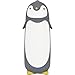 ChezMax Outdoor Penguin Cartoon Stainless Steel Thermos Water Bottle for Kids Water Bottle, 9.5oz, Gray