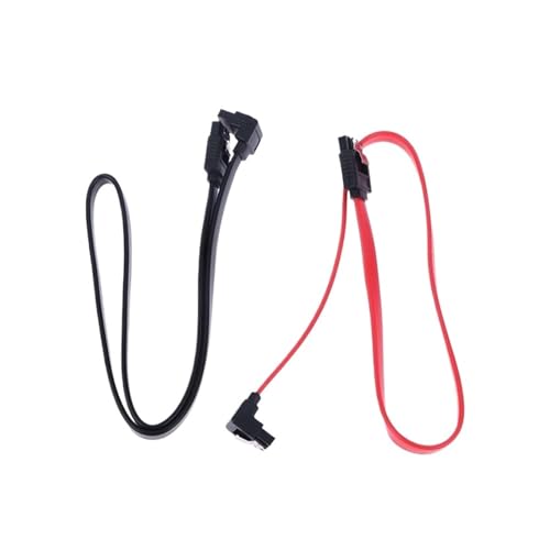 Cable de datos SATA 3.0 III para SSD y HDD 46.5 cm negro miniatura 5