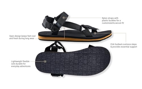 Image of Neeman's Airy Strap Sandals for Men | comfortable, flexible indoor & outdoor floaters