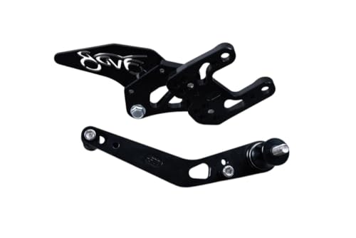 Platines Commandes Reculées CBR 1000 RR SC59 Aluminium Vert - 6