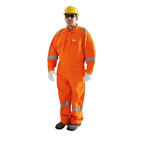 Coverall 100 Percent Cotton Vrb Orange Color Overall