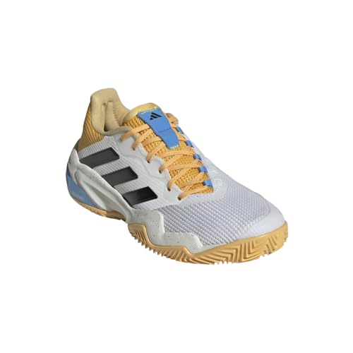 adidas Womens Barricade 13 Clay Tennis Sneakers Shoes - White - Size 10.5 M2