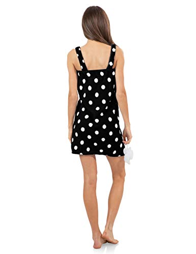 Casual Nights Women's Plush Fleece Shower Wrap Bathrobe with Soap Sponge4