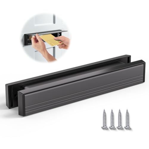 Buzón de puerta de aluminio Bwintech de alta durabilidad para accesos de 40-80mm 2