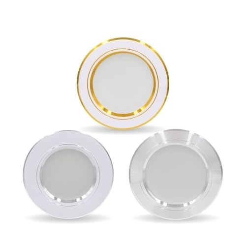 Lámpara downlight LED empotrable redonda AC220V con elegante acabado dorado 2