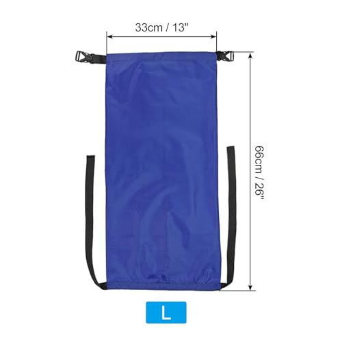 Sac de couchage imperméable compression L PATIKIL gain place bleu - 2