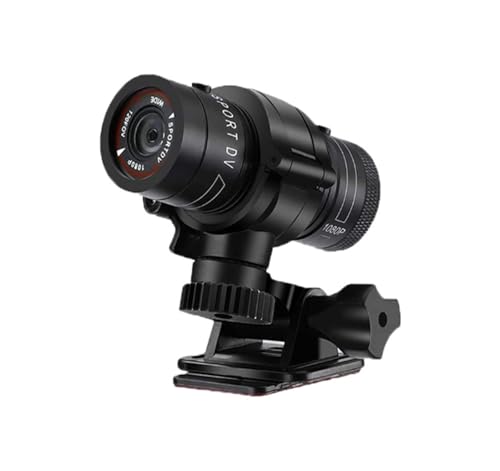 Action Camera, F9 Mini HD 1080P Video Recording Sports Camera Motor Bike Motor Cycle Action Helmet Cam DV Degree Wide Angle, HD Camera(No TF Card)