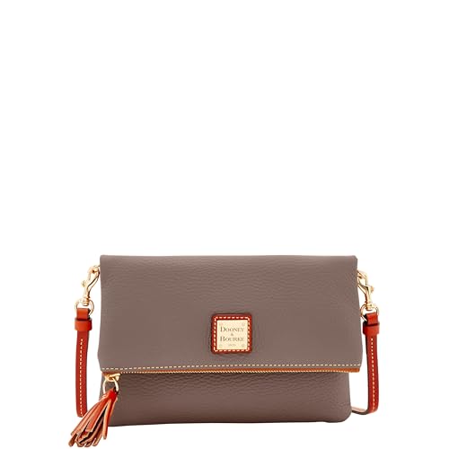 Image of Dooney & Bourke Women's Foldover Zip Crossbody, Small Handbag with Strap