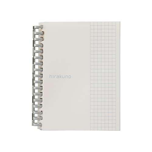 Cuaderno Hirakuno Twist Lihit Lab N1677-0 blanco ideal para llevar apuntes en la cafetería u oficina