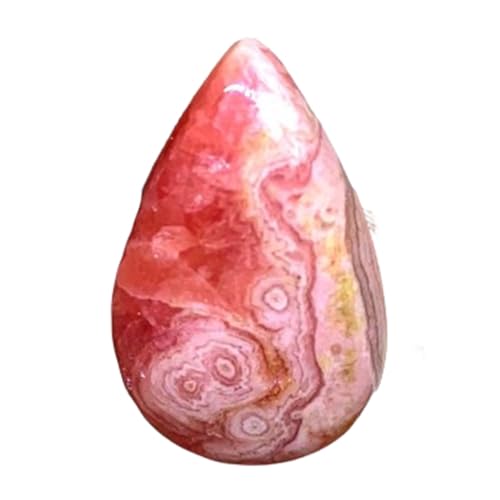 Rhodochrosite naturelle cabochon poire de qualité supérieure pour joaillerie artisanale