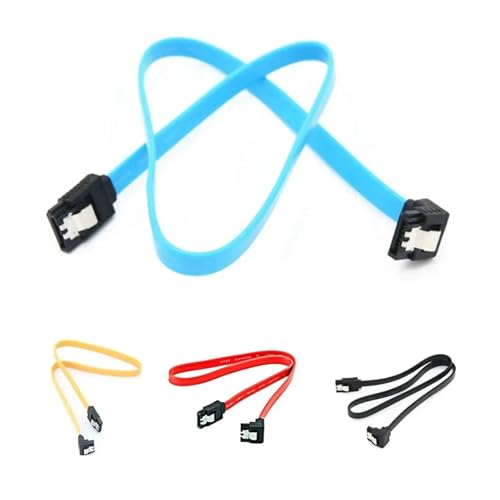 Cable de Datos SATA 3.0 50 cm Ángulo Recto Azul miniatura 3