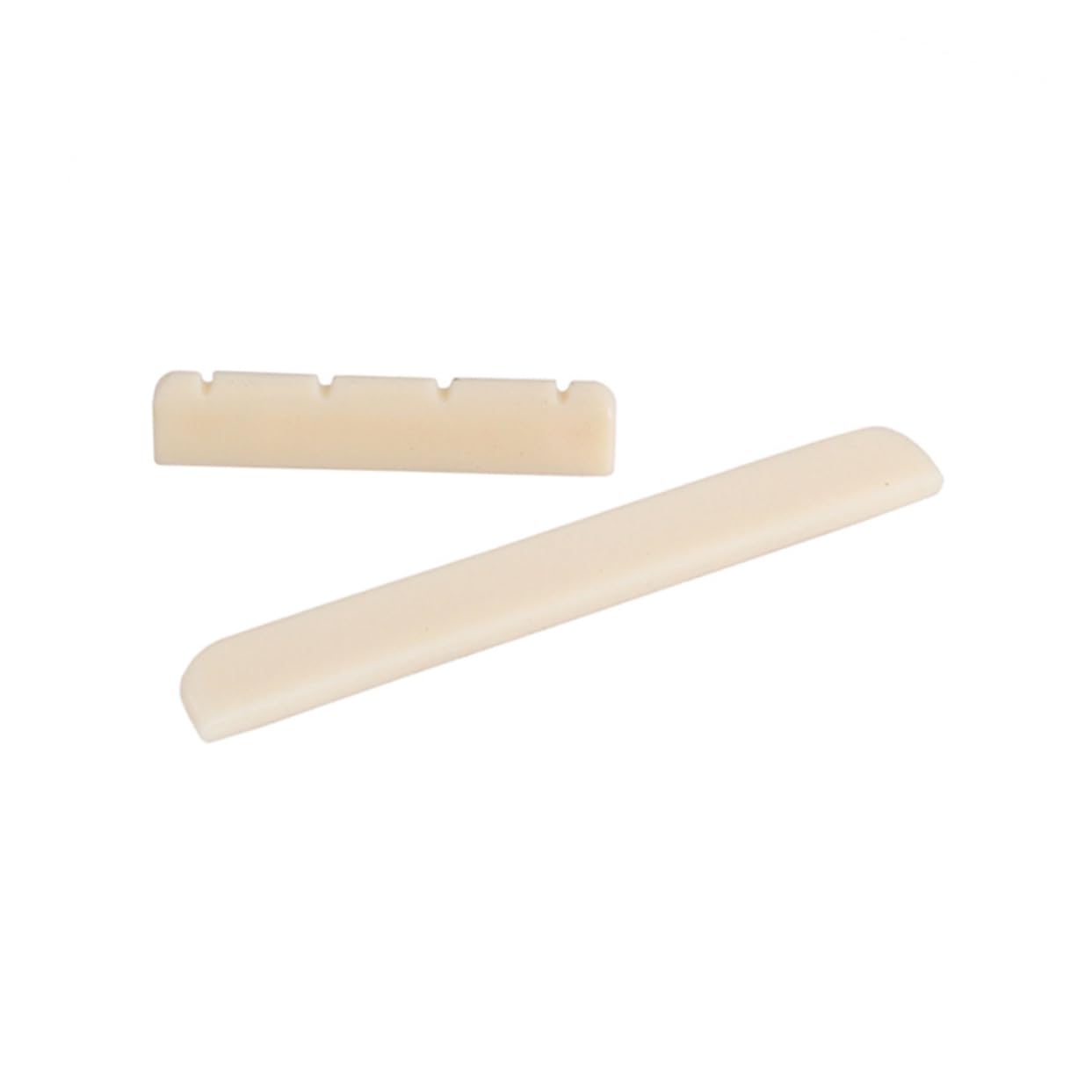 Abaodam Gl72 Guitar Nut Saddle Set White Plastic Ideal for Classical Guitar Easy to Cut Improve Sound