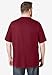 KingSize Men's Big & Tall Shrink-Less Lightweight V-Neck Pocket T-Shirt - 7XL, Rich Burgundy