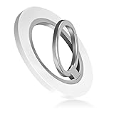 【2025最新型】スマホリング マグセーフリング iphoneマグネット リング iphoneリング マグセーフリング 360度回転式 (白です) iPad Proスタンド エコ素材 手放しスマホ スマホスタンド アルミニウムスタンド メタルリング 磁気増強 厚さが3.5mm スタンド機能 緩まない角度調整 に対応 i-Phone 16 15 14 13 12 Pro Max Android