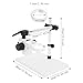 Microscope Stand, 360° Rotating Binocular/Tribocular Microscope Bracket, 76mm/2.99-Inch Inner Diameter, Suitable for Scientific Research Institutions, Educational Laboratories, Industrial Workshops