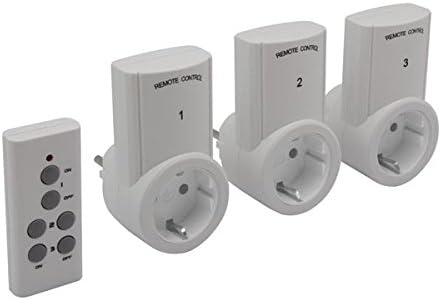 Perel 7500 3 N2 G Set With 3 Sockets and Remote Control (Pack of 4)