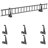 Kit completo griglia fermaneve 3,0 m per tetti in lamiera aggraffata, con 6 supporti (Alte...