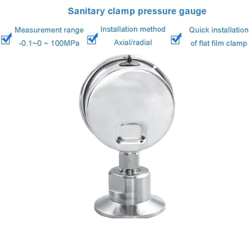 Manomètre à membrane à installation rapide 50,5 mm et cadran à sec - 4