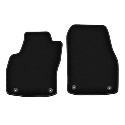 Tapis avant voiture pour Opel Astra H 2003-2010 en noir